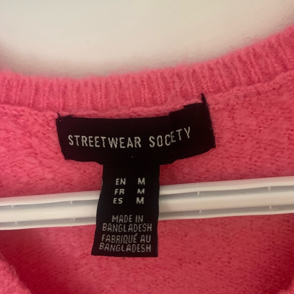 Puff sleeves comfy pink sweater (2 for 20$) - Picture 3 of 3
